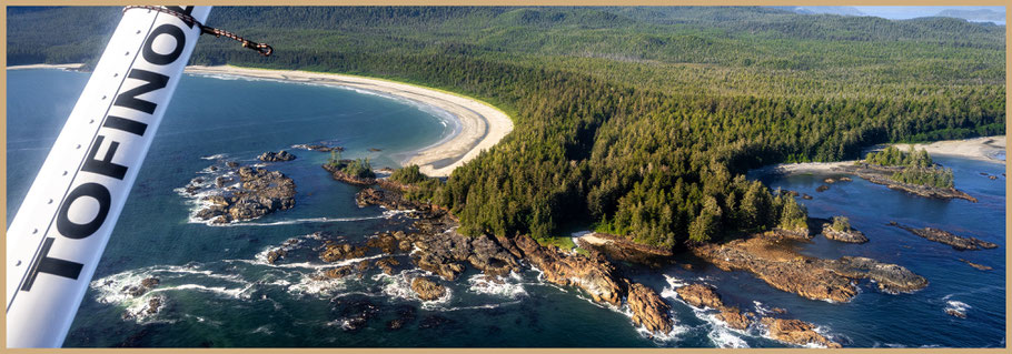 British Columbia, Pacific Rim National Park, Areal View Vancouver Island