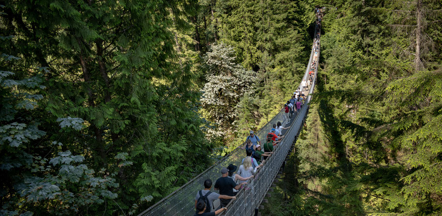 Capilano Suspension Bridge, Baumwipfelpfad, Seilbrücke North Vancouver