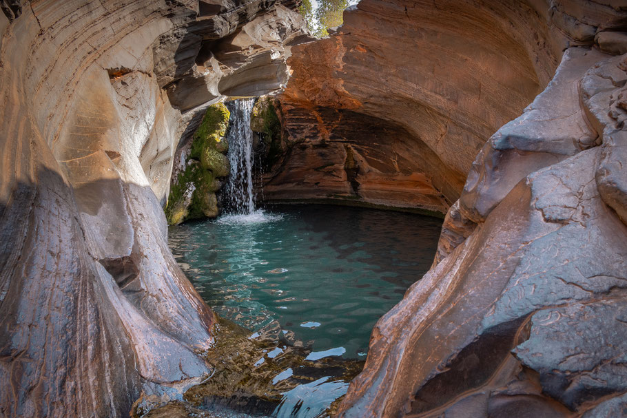 Spa Pool in der Hamersley Gorge, Karijini Nationalpark, Western Australia