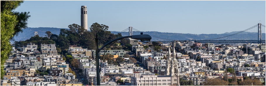 Roadtrip USA, San Francisco, Lombard Street, Coit Tower