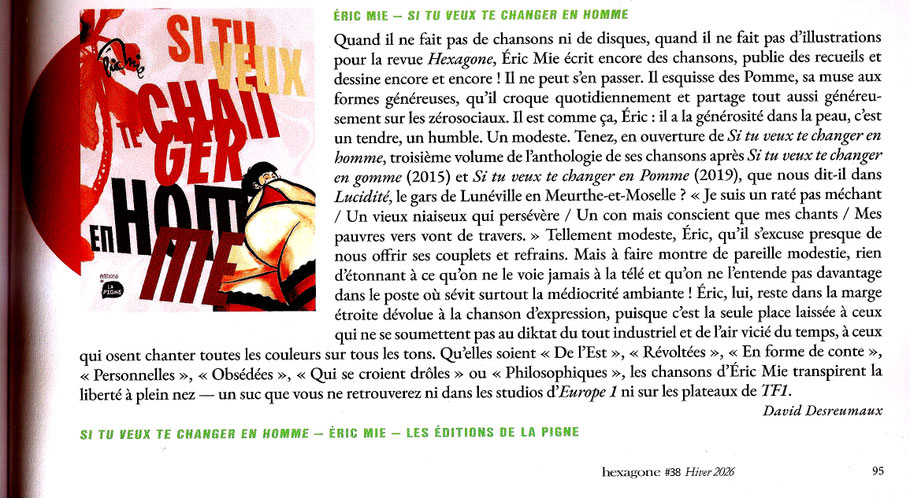 Article paru dans le n°38 d'Hexagone 