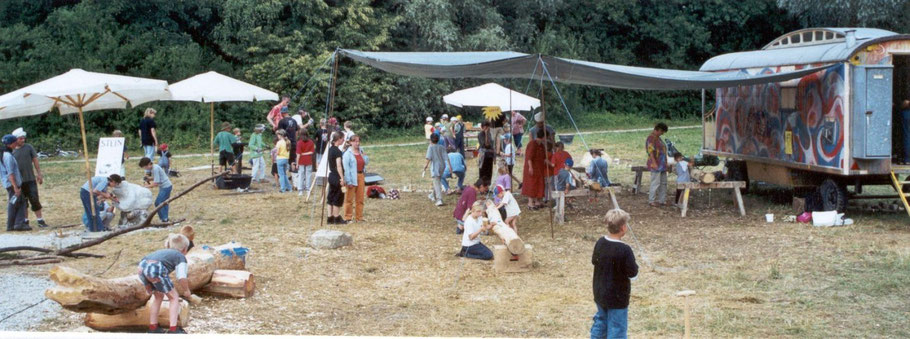 Auch im Jahr 2000 veranstaltete die KiKuWe Projekttage am Waldsee