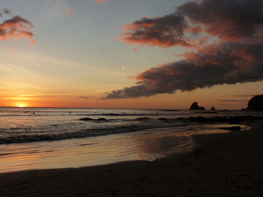 Sunset at Playa Maderas