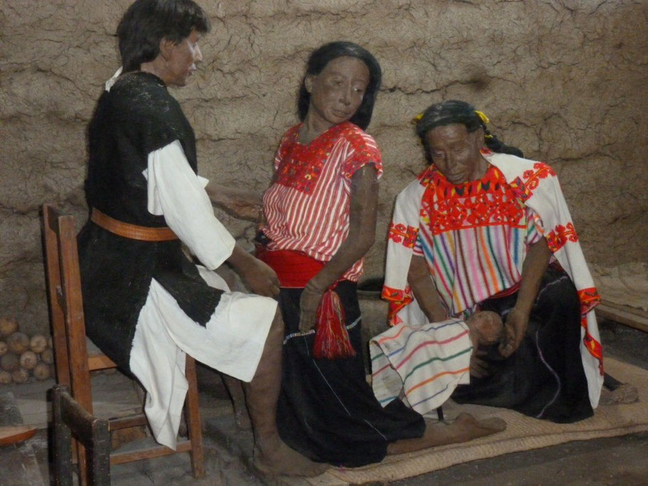 Depiction of Mayan birth..pretty life-like if you ask me