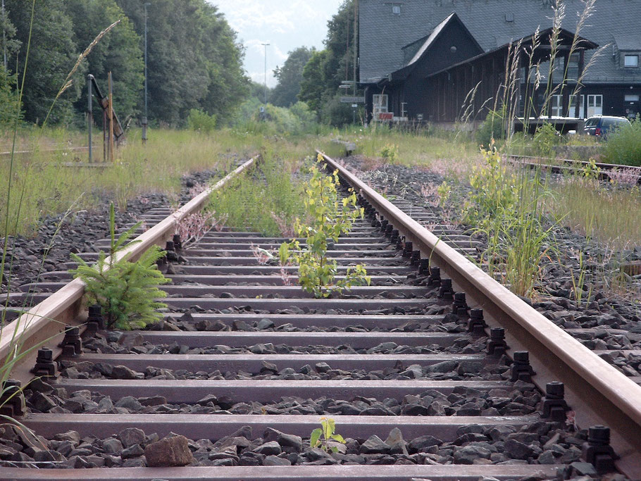 Ein stillgelegter Bahnhof. (Foto: Reuter / pixelio.de)