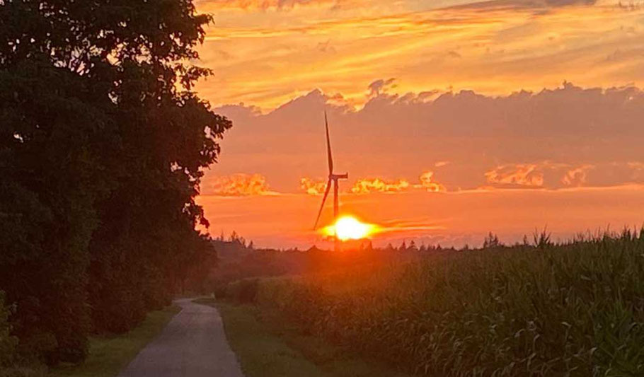 Sonnenaufgang in Hörup