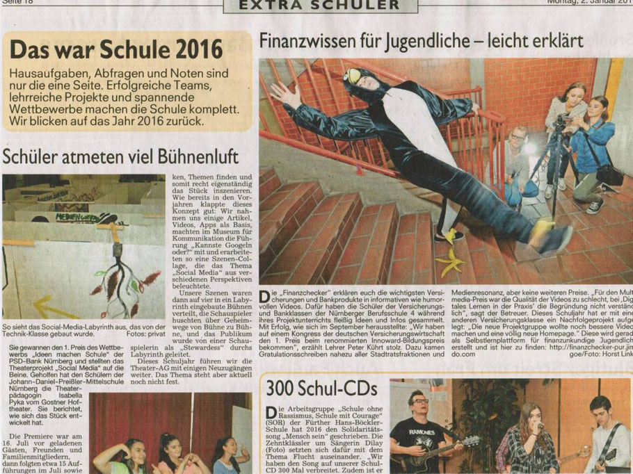 Projekt "Finanzchecker" - Berufsschule 4 - Dr. Kührt