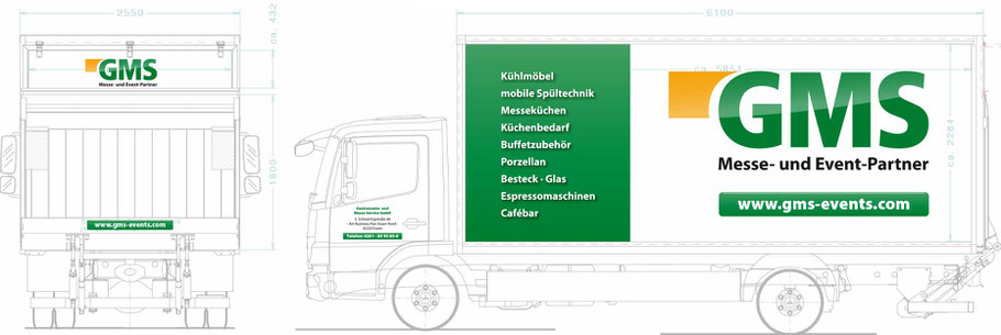 LKW Beschriftung GMS GmbH