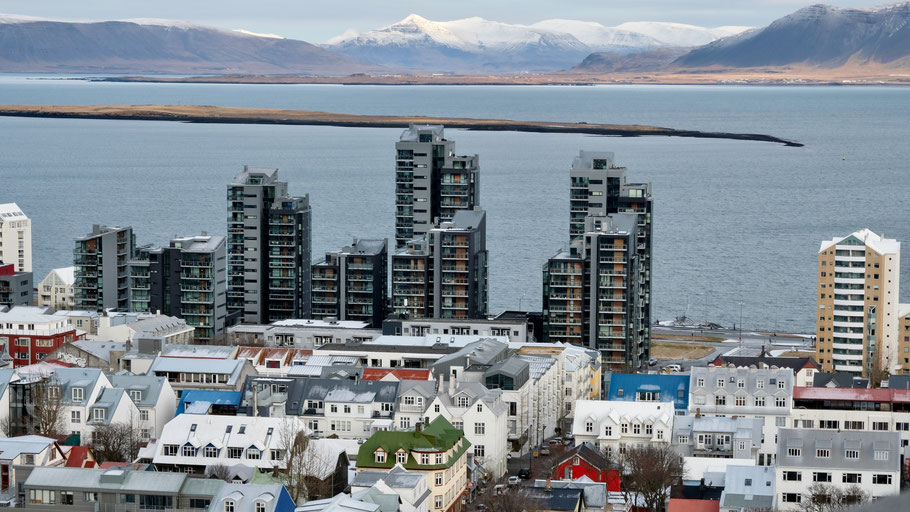 Luftaufnahme von Reykjavík. Bild von Pedro Netto auf Unsplash.