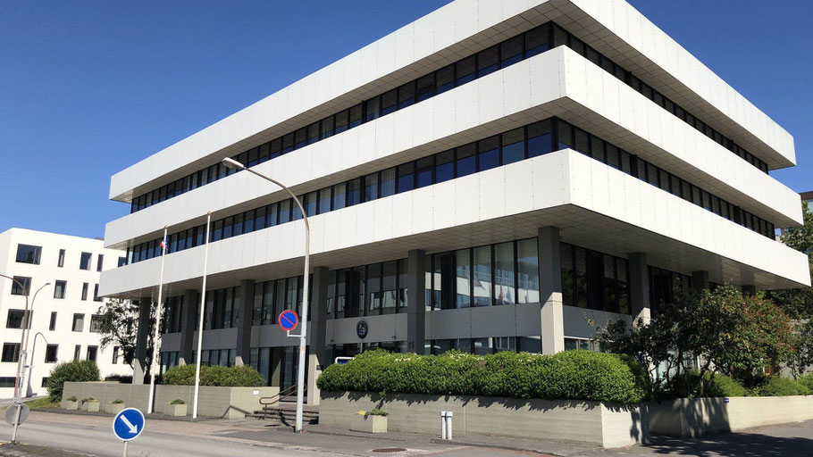 Die isländische Botschaft in Moskau. Bild von Government of Iceland. 
