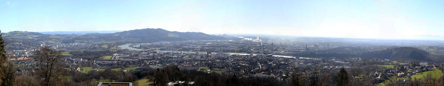 Urfahr, Donau, Pfenningberg, Linz, Stahlwerk, Freinberg
