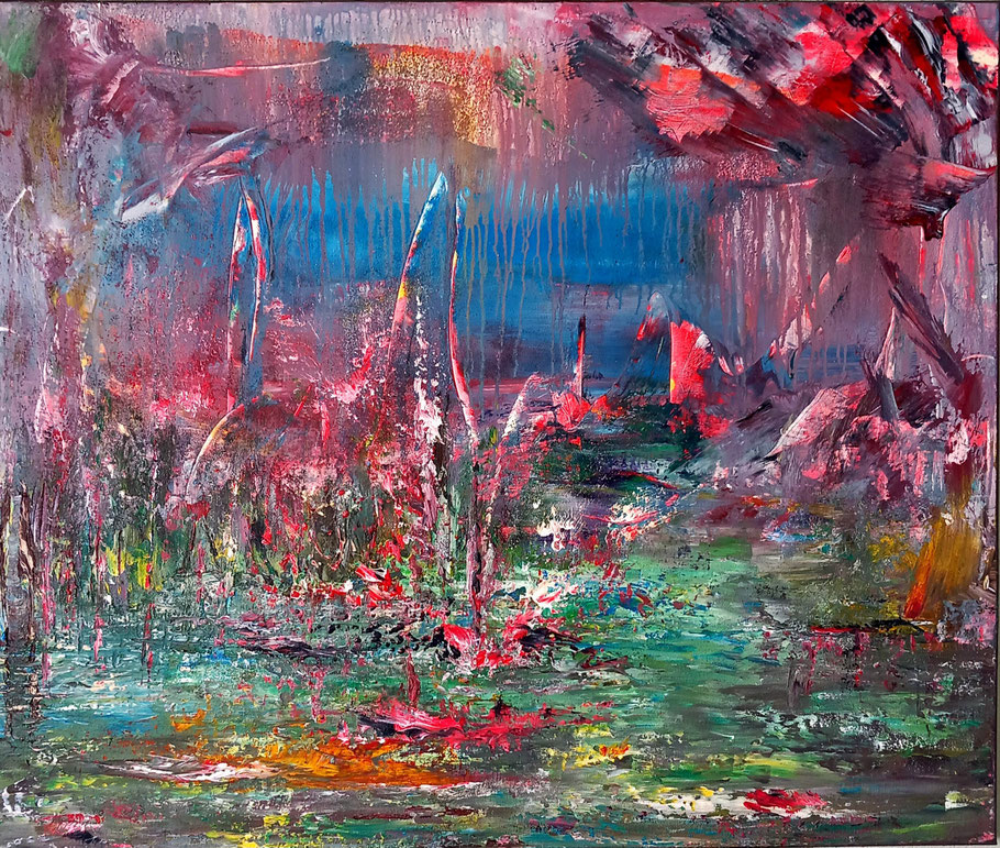 o.T. 2 / Acryl auf Leinwand / 100 x 120 cm