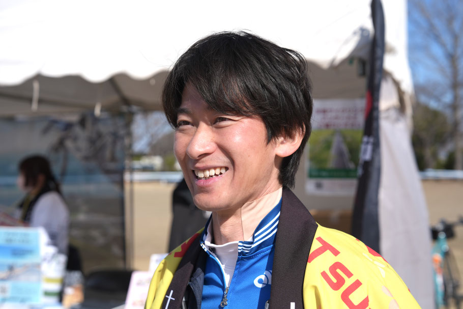土浦市サイクルシティ推進室の山口公嗣室長さん