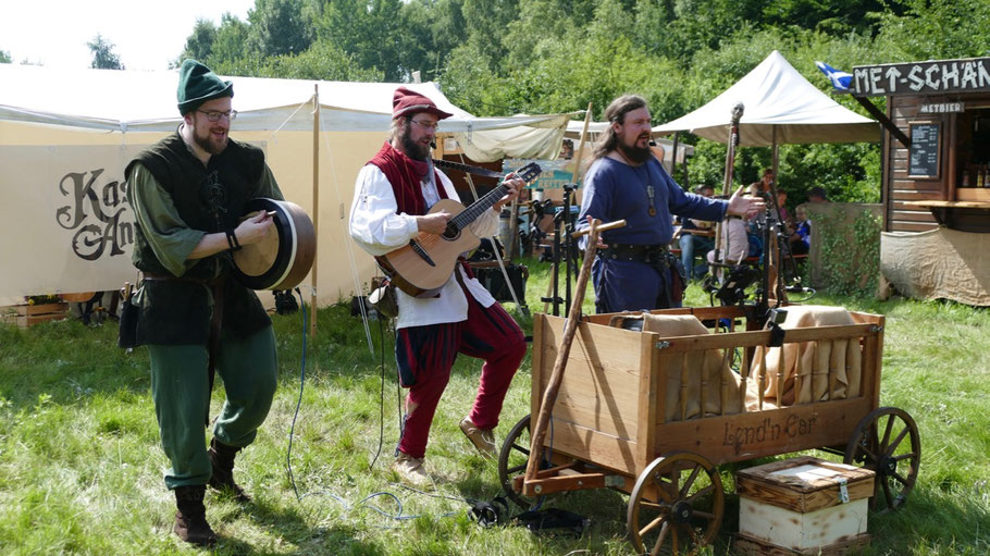 Mit irischer Folk-Musik begeisterte dieses Band
