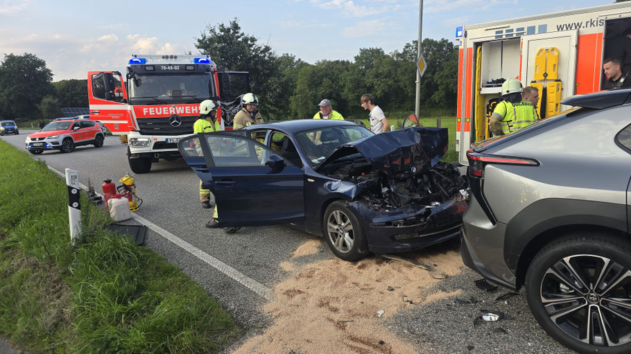 Verkehrsunfall auf der Kieler Straße