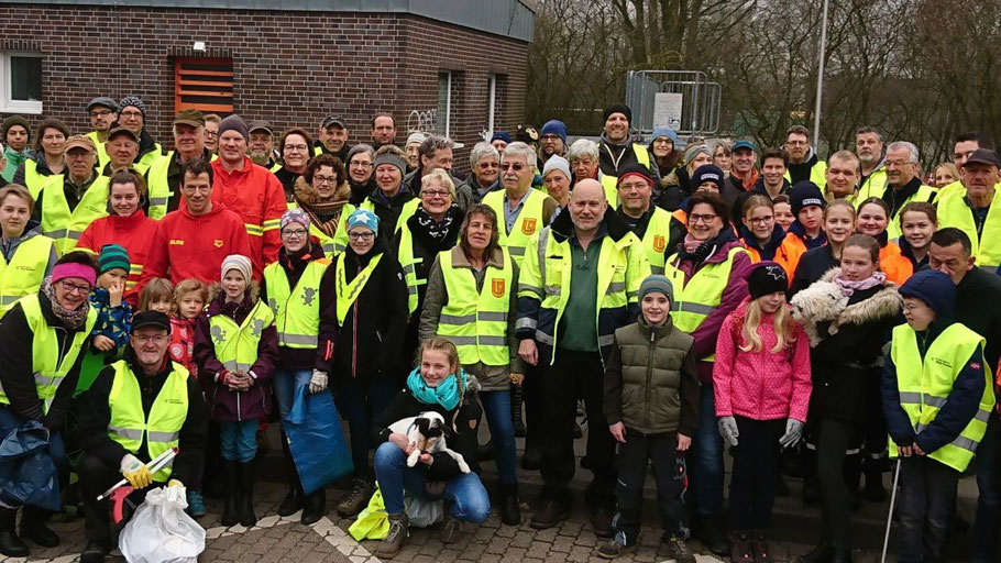 2019 haben über 100 Helferinnen und Helfer an der Aktion „Saubere Landschaft“ teilgenommen (Foto: Hüneburg)