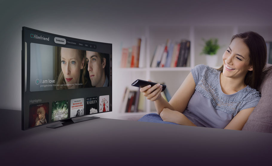 Die Stadtbücherei wird 70 und präsentiert im Jubiläumsjahr quicklebendige und vielfältige Neuheiten und Überraschungen. Neu: Filme zum Streamen. Foto: Filmfriend