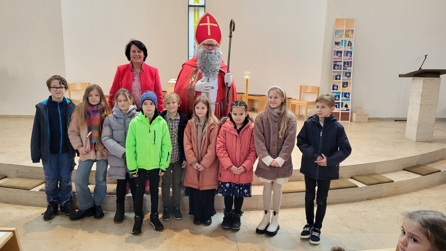 Wie im letzten Jahr kommt St. Nikolaus in die Kirche St.Marien (Foto D. Driessen)