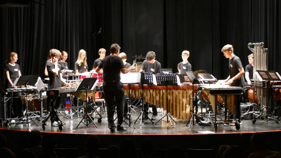 Das Percussionensemble Markkleeberg unter Leitung von Thomas Laukel begeisterte bei ihrem Gastspiel in Quickborn