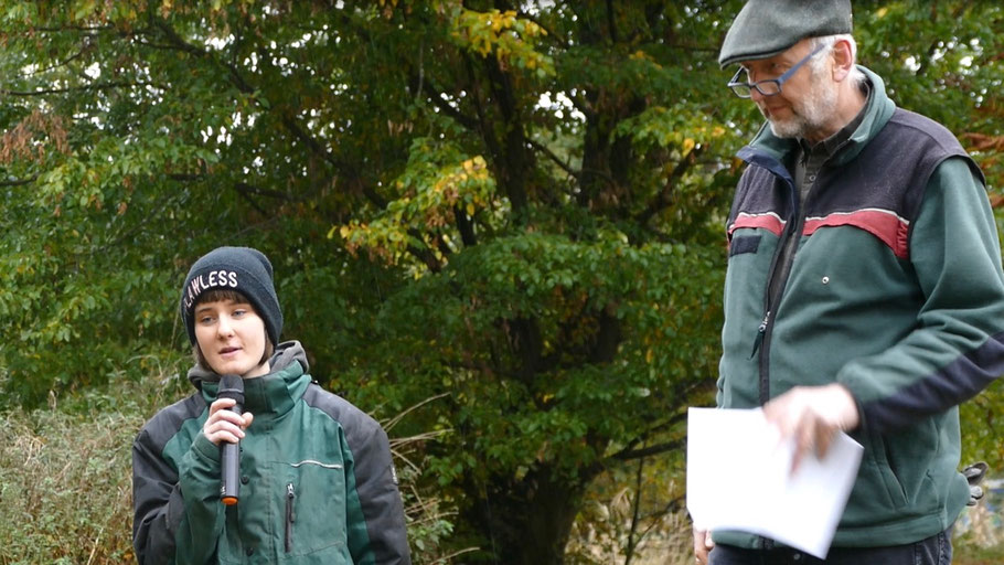 Felice Du Mont stellte im Gespräch mit Jens B. Bosse den Baum des Jahres vor