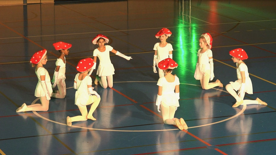 Bezaubernd auch der Auftritt der Ballerinnen als Pilze