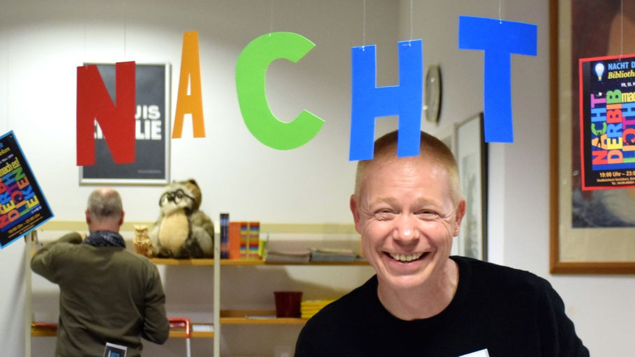 Grund zur Freude hatte Büchereileiter Klaus Fechner: Die erste „Nacht der Bibliotheken" war ein voller Erfolg