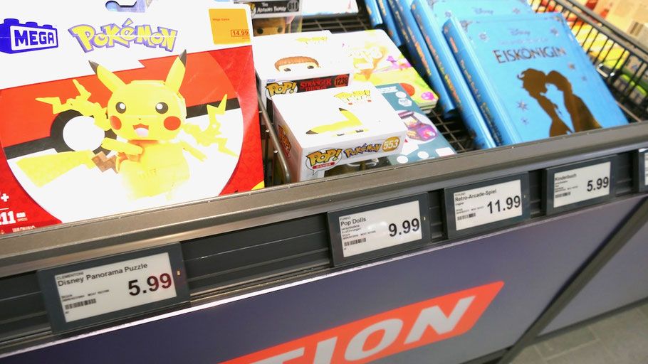 Die Preise werden im neuen Markt digital angezeigt