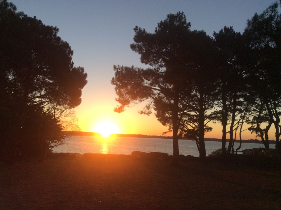 Lever de soleil de la terrasse