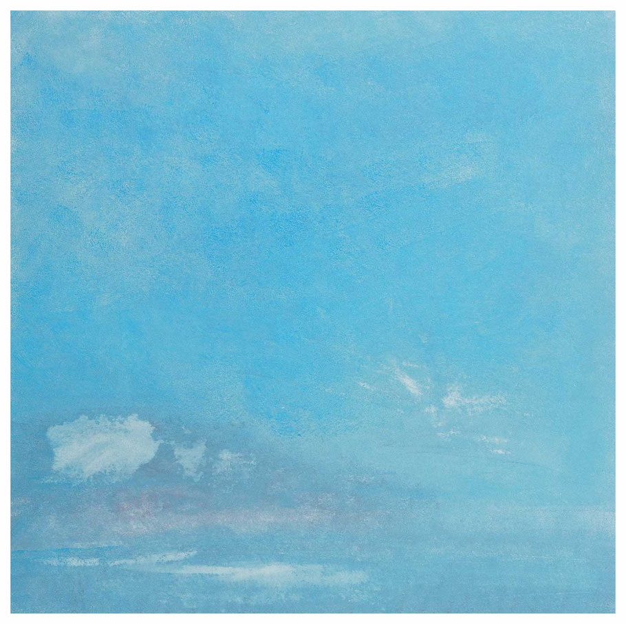 Die blaue Stunde, Verkauft, 87 x 87 cm, Copyright by Martin Uebele