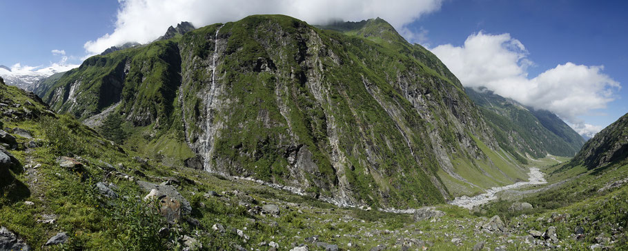 Westwand des Habachtals (wahrscheinlich auf Höhe des Leiterhorns)