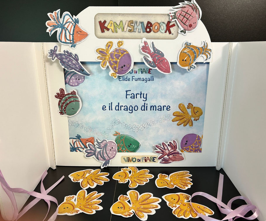 Kamishibai Farty  scoregge fiaba sulla diversità  libri racconti valigia vendita teatrino burattini cos'è