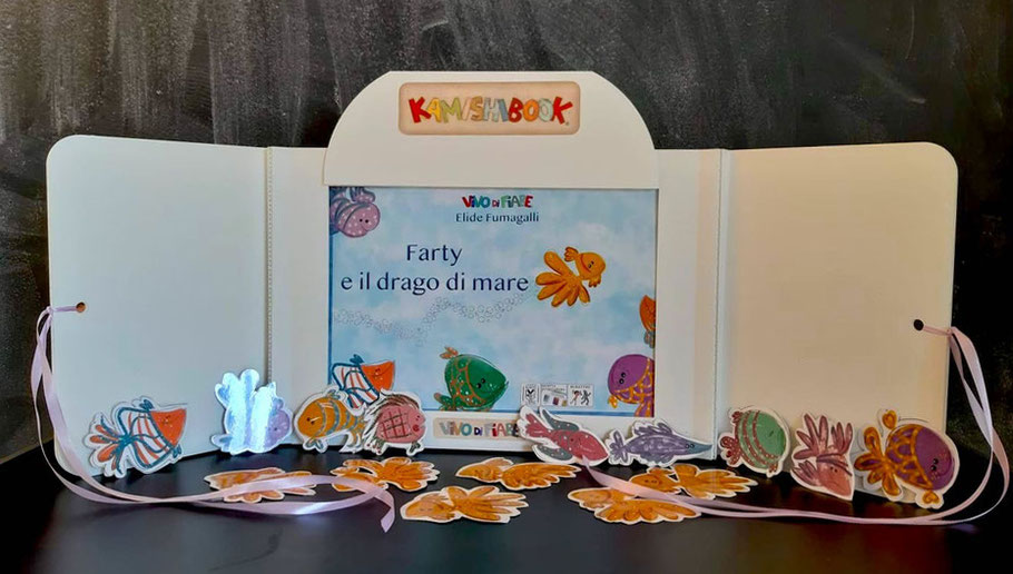 Kamishibai Farty  scoregge fiaba sulla diversità  libri racconti valigia vendita teatrino burattini cos'è