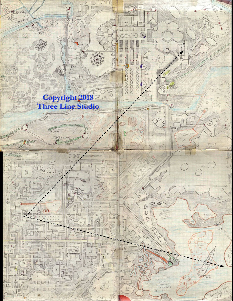 City of Greyhawk Catacombs & Sewers by Rob Kuntz