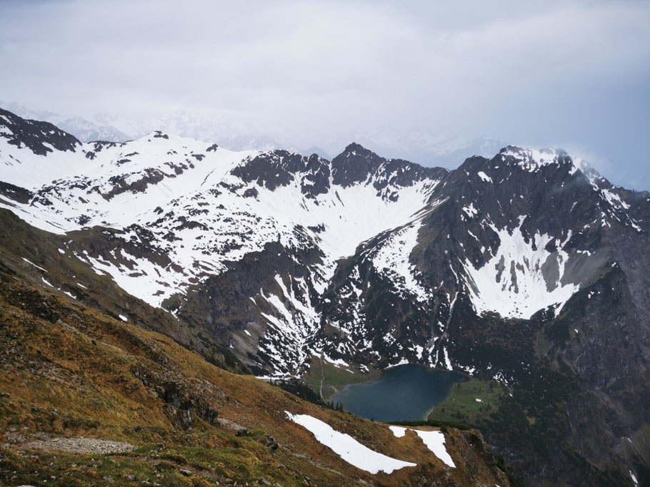 Gaisalpsee und Rubihorn (rechts)