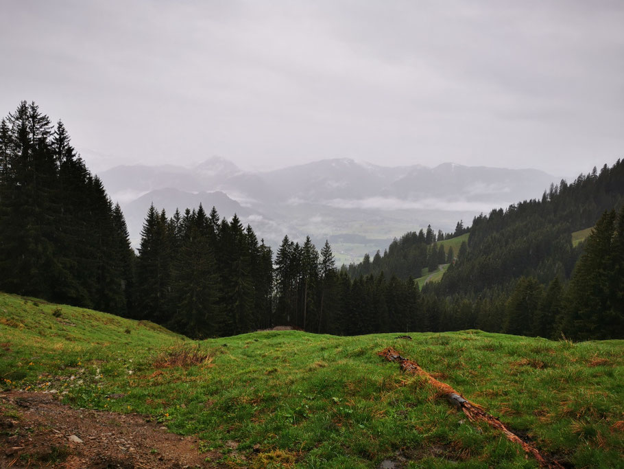 Blick auf Rubi an der Rubihütte