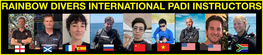 Rainbow Divers Vietnam PADI Scuba Diving Center | Discover Scuba Diving Try Dive Instructors in Vietnam