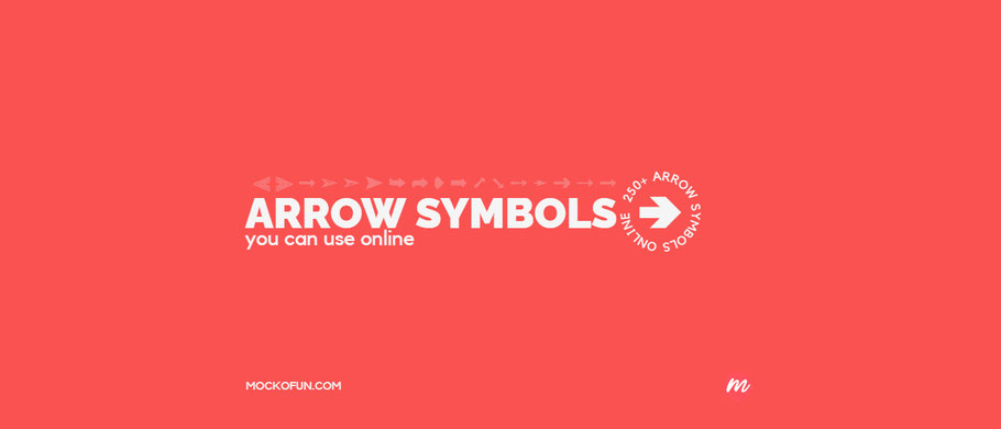 Font arrow symbol online