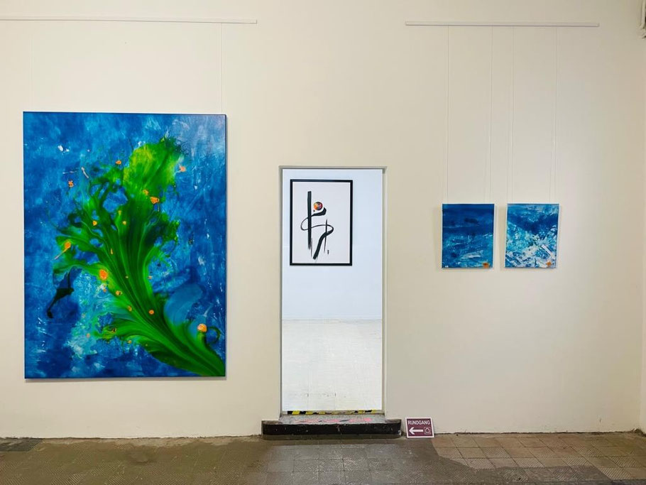 AUSSTELLUNG "MONET - SEEROSEN NEU GEDACHT" Malerei von Manfred Dahmen - 18. September bis 23. Oktober 2022