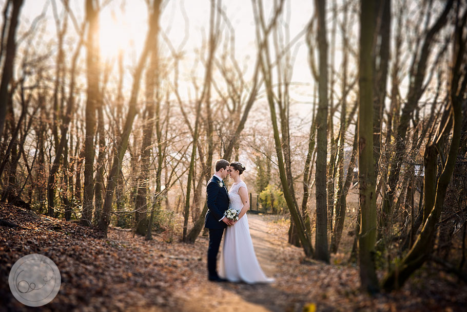 Wedding-sunset-brid-groom-Hochzeit-Wald