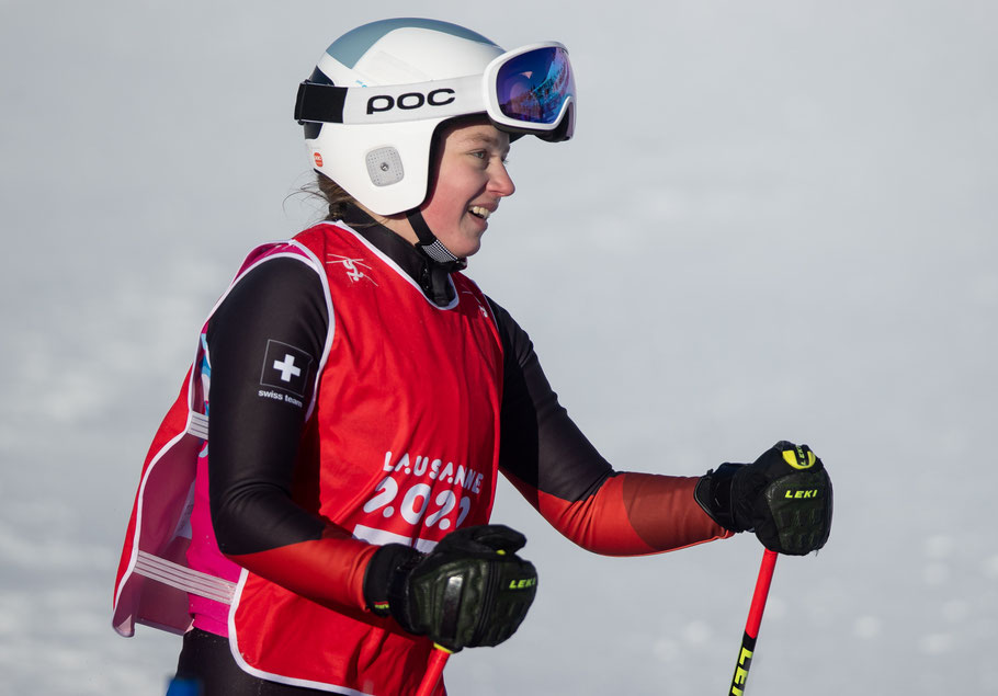 OIS/Chloe Knott - Marie Karoline Krista à la fin de sa course