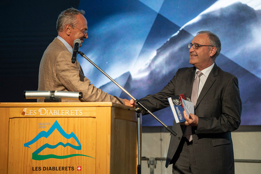 A gauche Olivier Français (CE et président du FIFAD) et à droite Guy Parmelin (CN) Photo : FIFAD