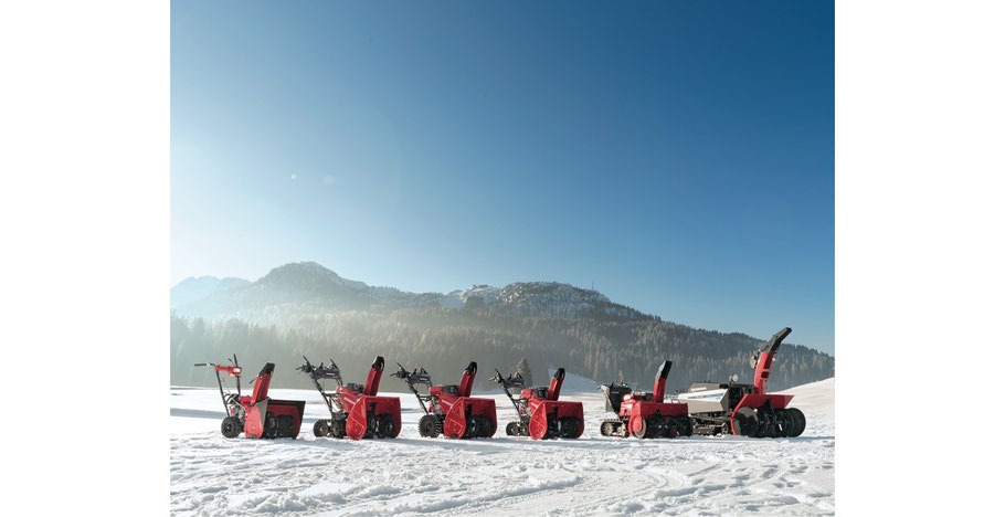 Honda Schneefräsen im Schnee