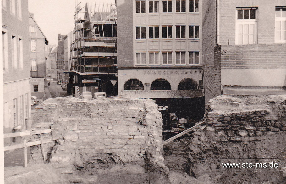 Blick vom Horsteberg über die Bogenstaße in die Kleine Bergstraße