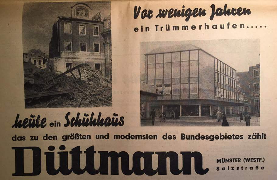 Zeitungswerbung 1955