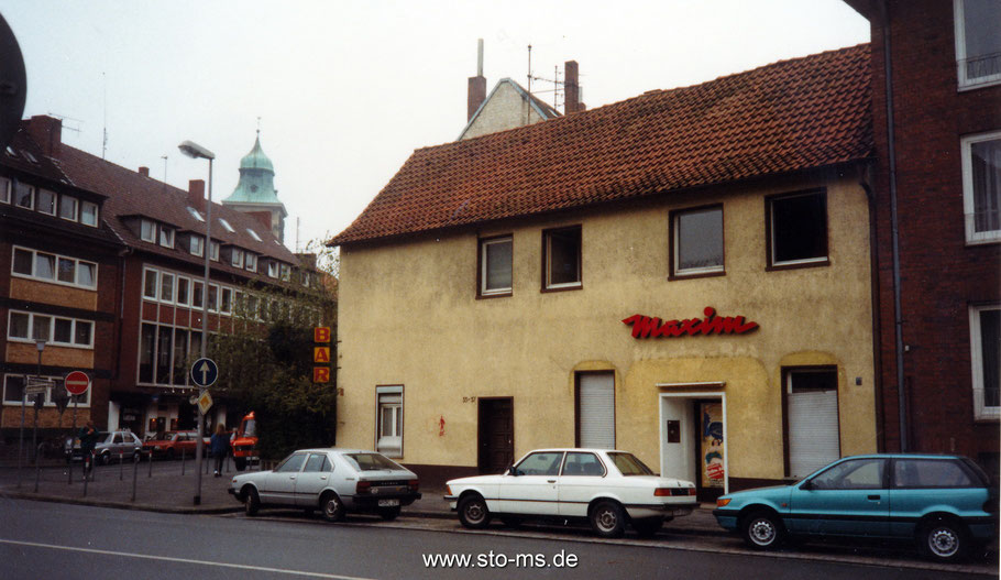 Die alte Maximbar an der Wasserstraße-Neubrückenstraße