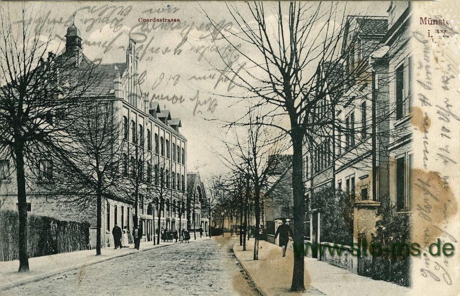 Die Coerdestraße um 1910