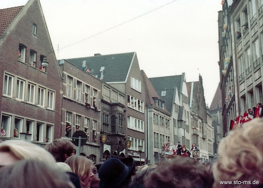 Karneval 1973 an der Bogenstraße
