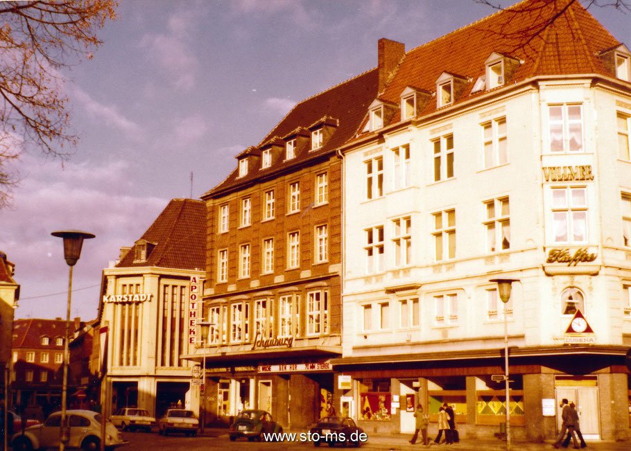 Salzstraße - Blick auf das Kino Schauburg und Karstadt (heute Stadtmuseum)