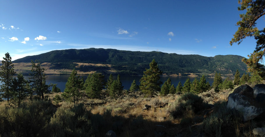 Nicola Lake - I know, right? (thank you, iPhone, for taking panorama pics and making me look like I know what I'm doing)