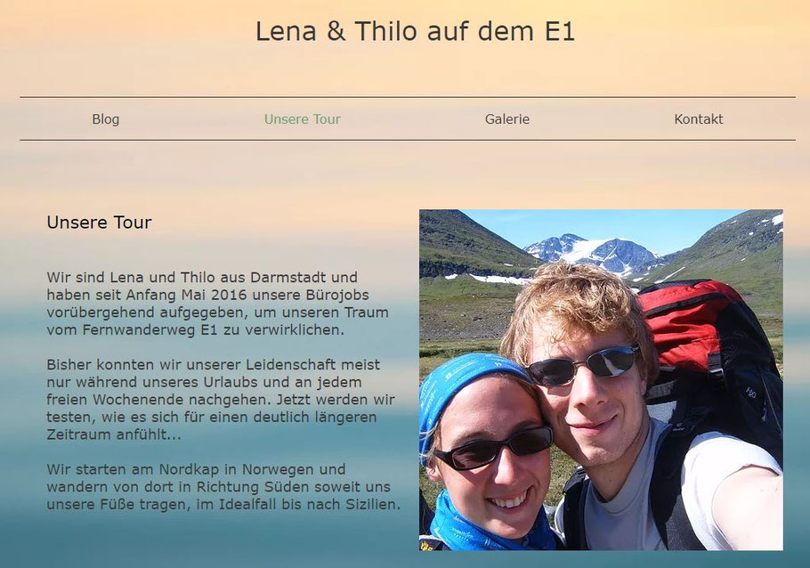 Am Nordkap ging die Wanderung auf dem E1 längs durch Europa am 21.5.16 los. Am 13.9.17 kamen sie am Capo Passero auf Sizilien an. Sie haben auf ihrem Blog viel zu erzählen.